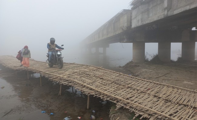 १४ वर्षदेखि अलपत्र झापाको कन्काई पुलको ठेक्का तोडियो