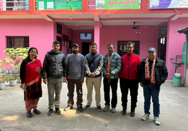 खानेपानी तथा सरसफाइ क्षेत्रको समस्या बुझ्दै महासंघका पदाधिकारी