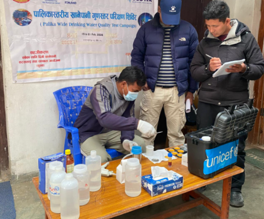 मुगुको पूर्वी भेगका खानेपानीमा कोलिफर्म जीवाणु भेटियो