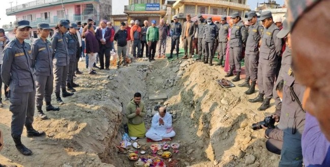 पोखराको जानकारी दिन ‘पोखरा घर’ निर्माणका लागि शिलान्यास