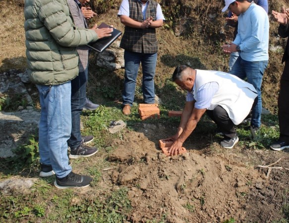 झार्लाङमा साढे २ करोडको खानेपानी आयोजनाको शिलान्यास