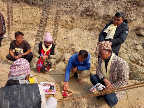 शहिदभूमीमा स्वास्थ्य चौकी भवन निर्माणका लागि शिलान्यास