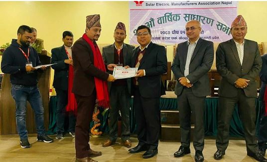 सौर्य विद्युत् उत्पादक संघको अध्यक्षमा पराजुली निर्वाचित