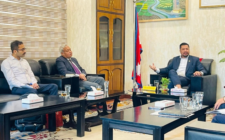 चीन र भारतका राजदूतसँग ऊर्जा सहकार्यबारे छलफल, क्षेत्रीय ऊर्जा चुनौती समाधानमा जोड