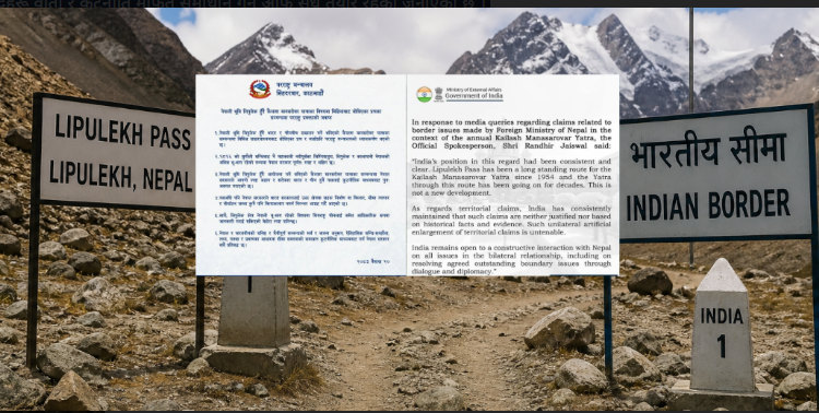 लिपुलेक विवादः नेपालको दाबीलाई भारतले ग¥यो अस्वीकार, दुवै देश आ–आफ्नै अडानमा