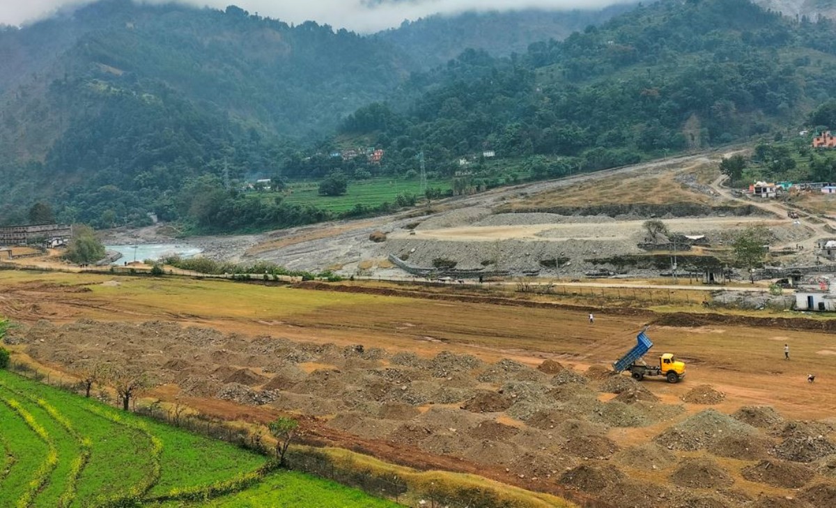 गोकुलेश्वर विमानस्थल पुनःनिर्माणको काम शुरु