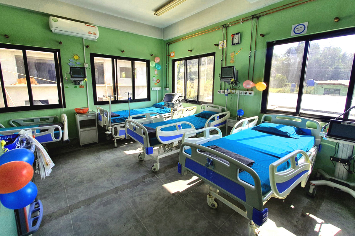 नेपाल–कोरियामैत्री अस्पतालमा बालबालिका आइसीयू सञ्चालन