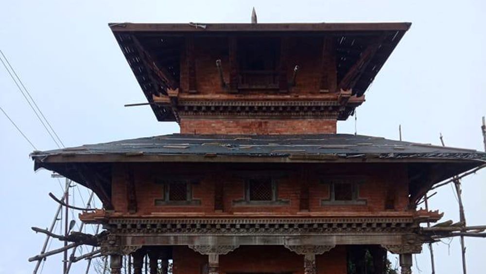 इच्छाकामना मन्दिर पुनःनिर्माण अन्तिम चरणमा