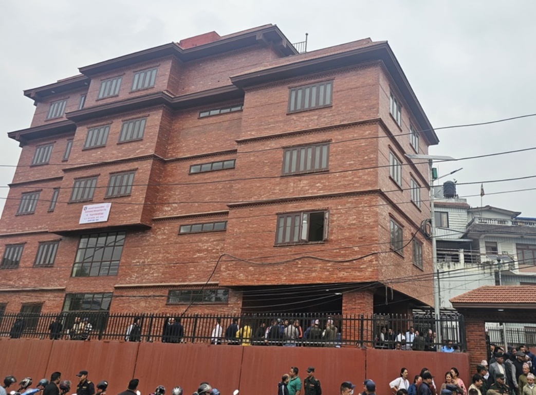 काठमाडौं महानगर १६ को वडा कार्यालय भवन उद्घाटन