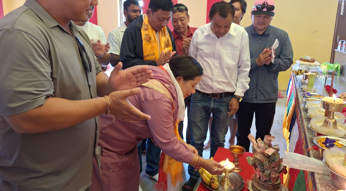 हेटौंडाको सुखवती भुवन टासी जम्बुलिङ गुम्बा परिसरमा ४ वर्षमा बन्यो गुम्बा
