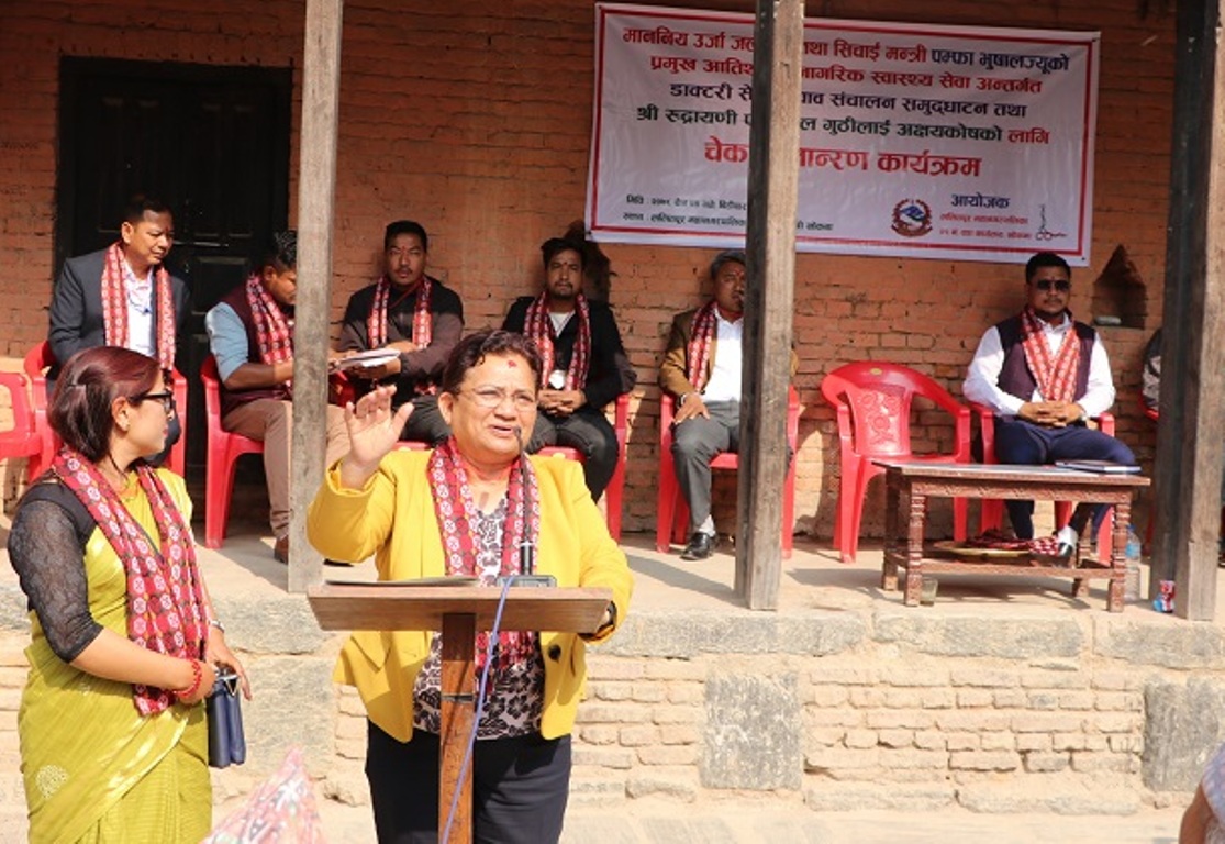 खोकनामा स्वास्थ्य केन्द्रको स्थापना, विद्युत र सिँचाइका लागि पहल गर्ने मन्त्री भुसालको प्रतिबद्धता