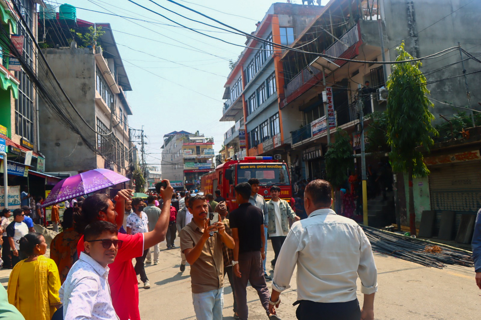 इटहरी आगलागी, ३५ लाख बढी क्षतिको अनुमान