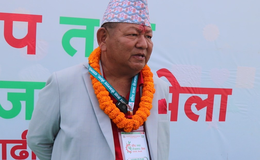 युवालाई स्वरोगार बनाउन सीपमूलक कार्यक्रमलाई प्राथमिकता दिनु पर्छ : नेता आले