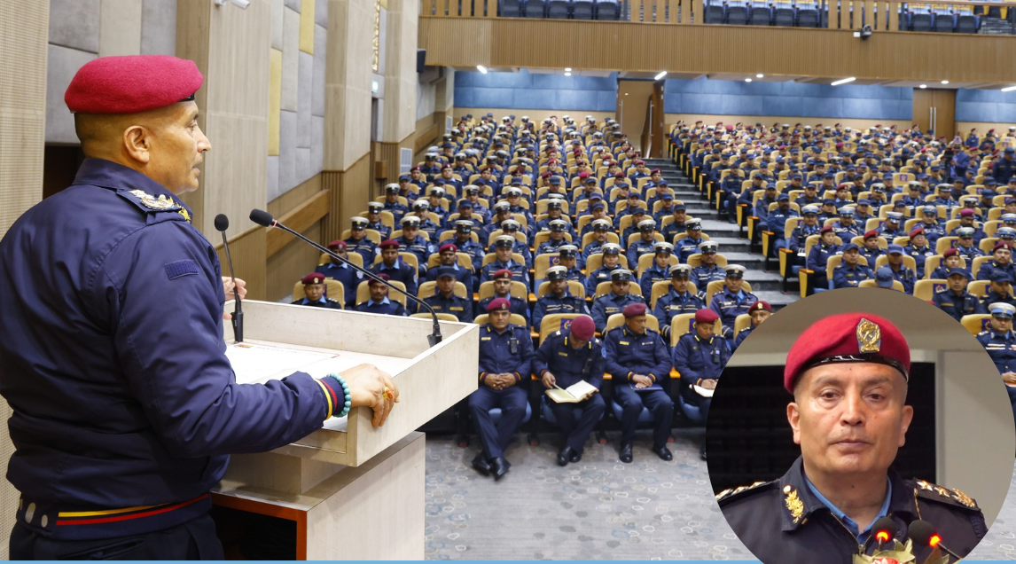 निर्वाचनलाई शान्तिपूर्ण सम्पन्न गराउन प्रहरी ले निर्वाह गरेको भूमिका प्रशंसनीय : प्रहरी महानिरीक्षक कार्की