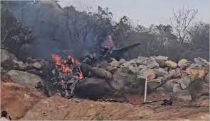  भारतीय वायुसेनाको विमान दुर्घटना हुँदा २ पाइलटको मृत्यु