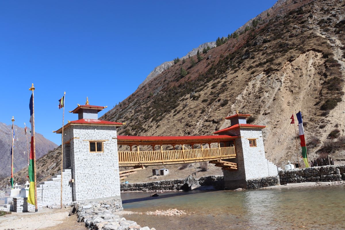 मुगुको मुगमकार्मारोङ गाउँपालिकामा ‘चिटिम शैली’ को पुल निर्माण, अध्यक्ष लामाले गरे उद्घाटन