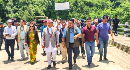 संखुवासभाका दुई पालिकालाई जोड्ने पक्की पुल आजदेखि सञ्चालन 