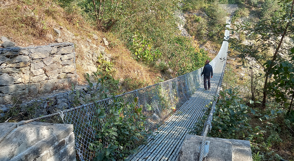 गौमुलमा बाजुराकै लामो र अग्लो झोलुंगे पुल निर्माण गरिने