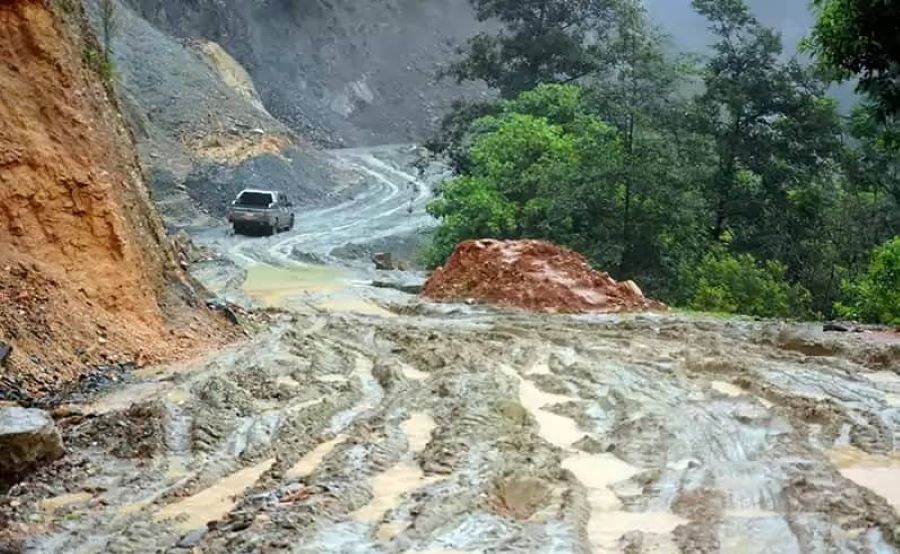 १३ वर्षमा जम्मा १९ किलोमिटर सडक निर्माण