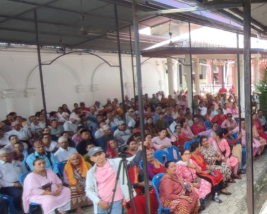रेलमार्ग परिवर्तन हुने भएपछि स्थानीयले राखे धन्यवाद सभा