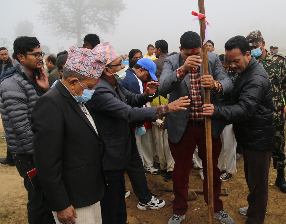 राष्ट्रिय क्रिकेट महिला एकेडेमीको शिलान्यास