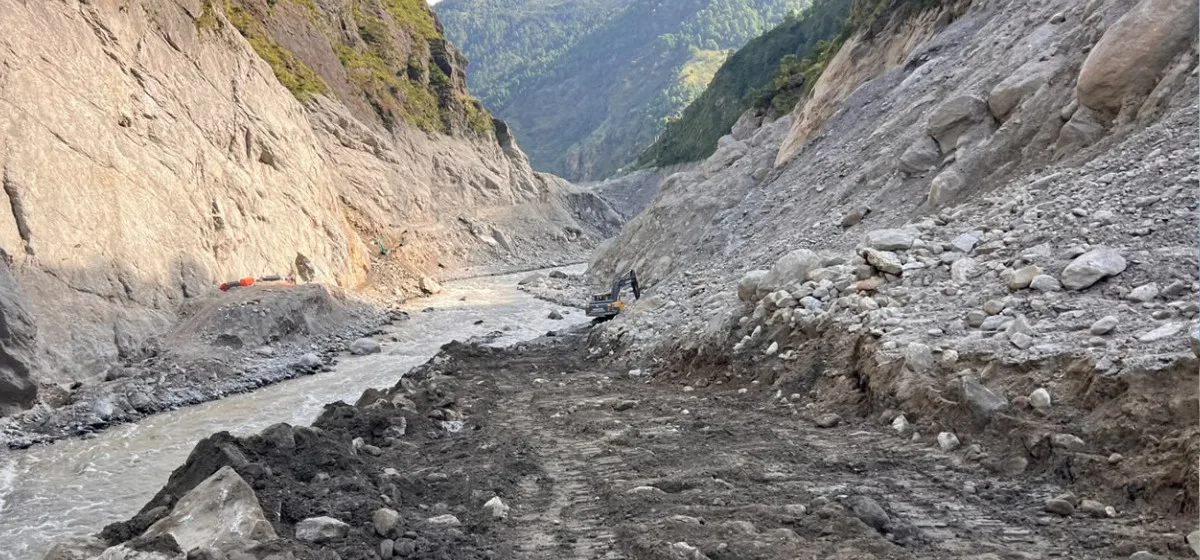 स्याफ्रुबेँसीमा तिहारअघि नै बेलिब्रिज बनाउने लक्ष्यसहित काम तीव्र