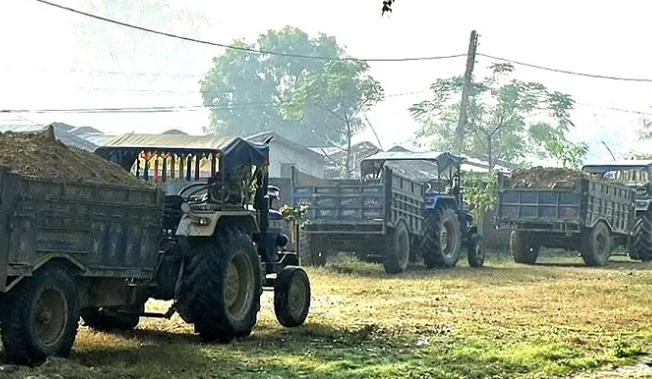 बागलुङमा तीन वर्षमा अवैध नदी दोहन गर्ने ७० सवारीसाधन कारबाहीमा