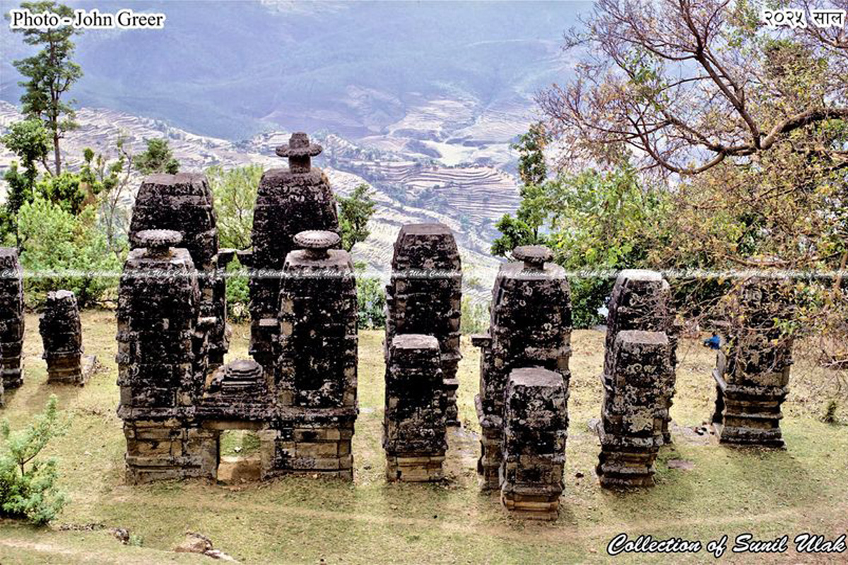 भुर्ती मन्दिर क्षेत्रमा रहेको पञ्चदेवलको मन्दिर