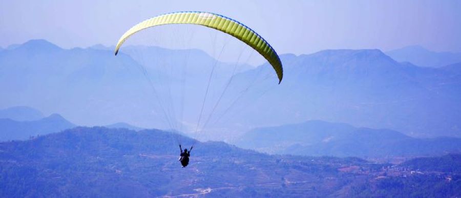 पोखराको प्याराग्लाइडिङ अब मान्द्रेढुंगाबाट