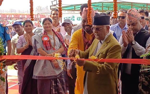 प्रधानमन्त्रीद्वारा जीवन विकास सामुदायिक अस्पतालको उद्घाटन